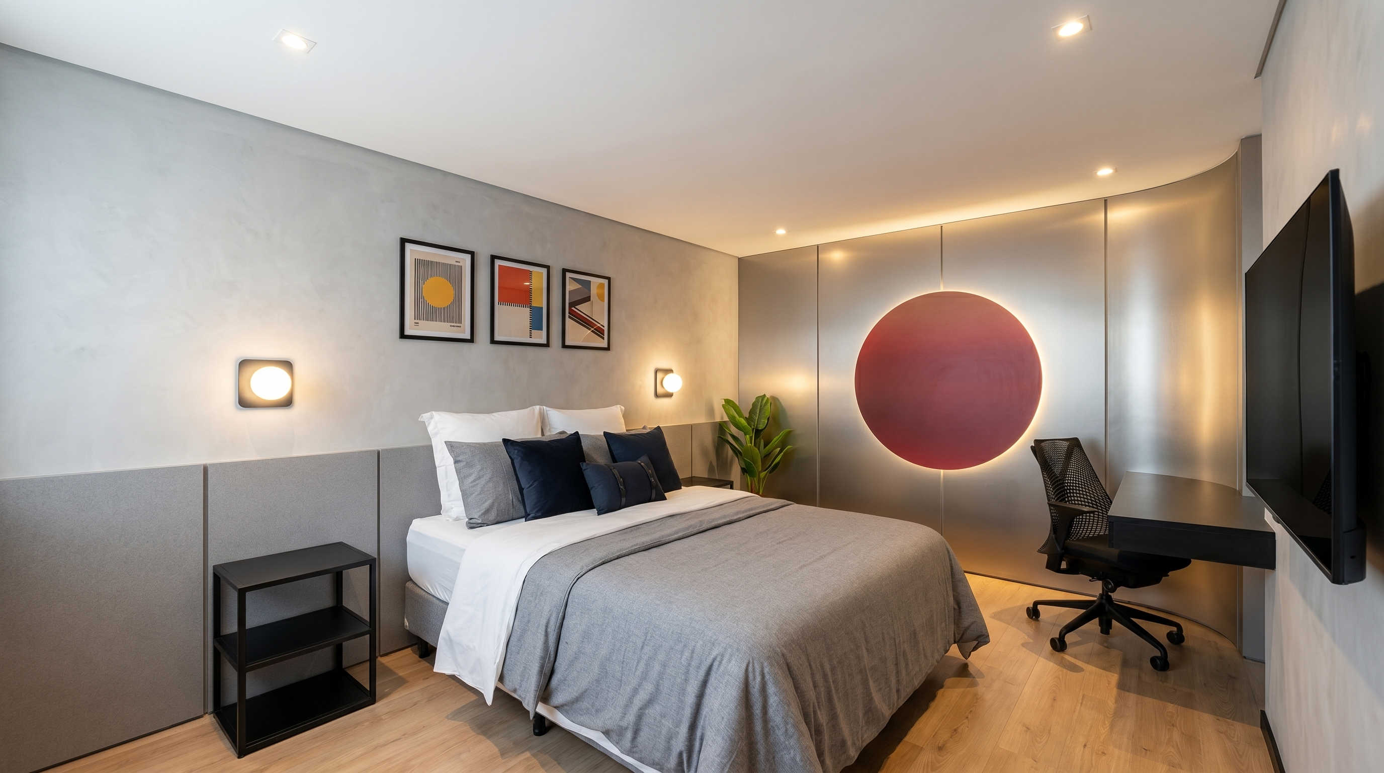 Habitación 1 y estudio