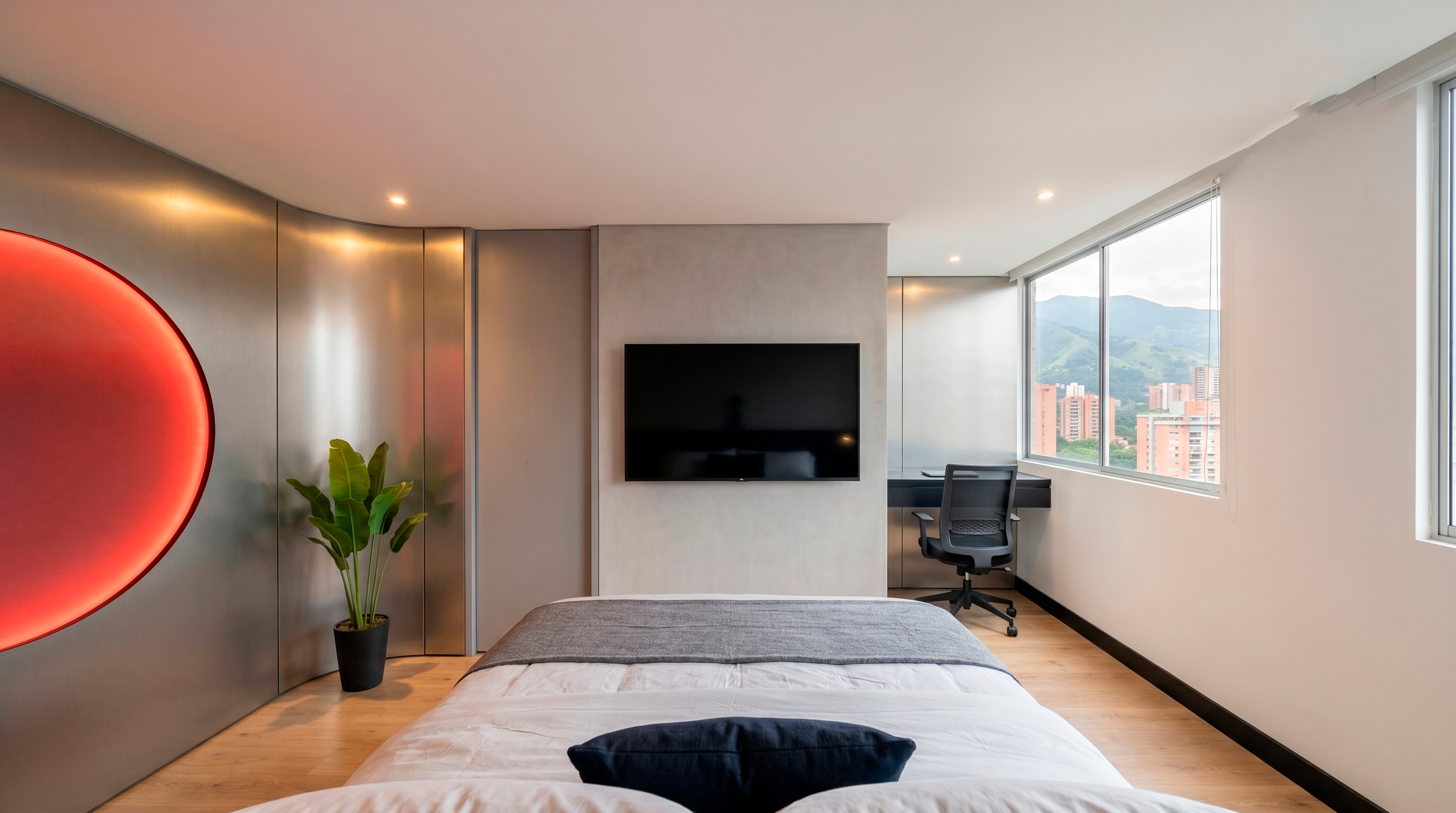 Habitación 1 — vista al estudio